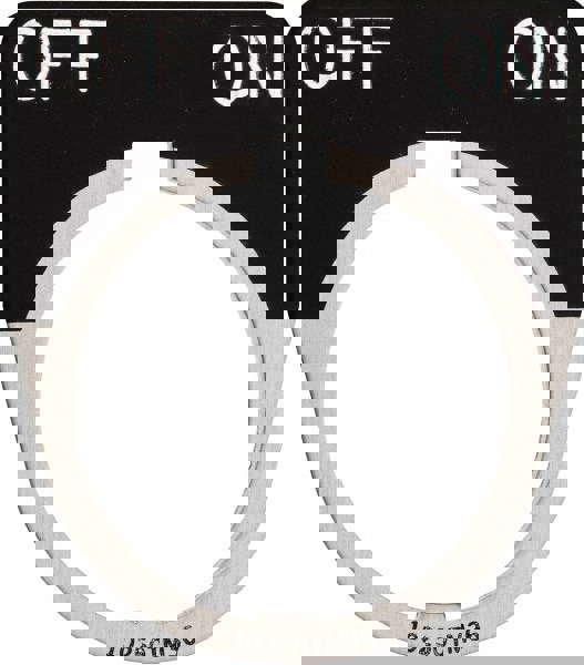 Half Round, Legend Plate - Off-On